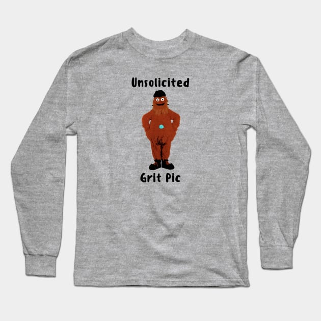 Unsolicited Grit Pic Long Sleeve T-Shirt by Hoydens R Us